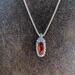 This picture shows how it looks on a heavy chain.